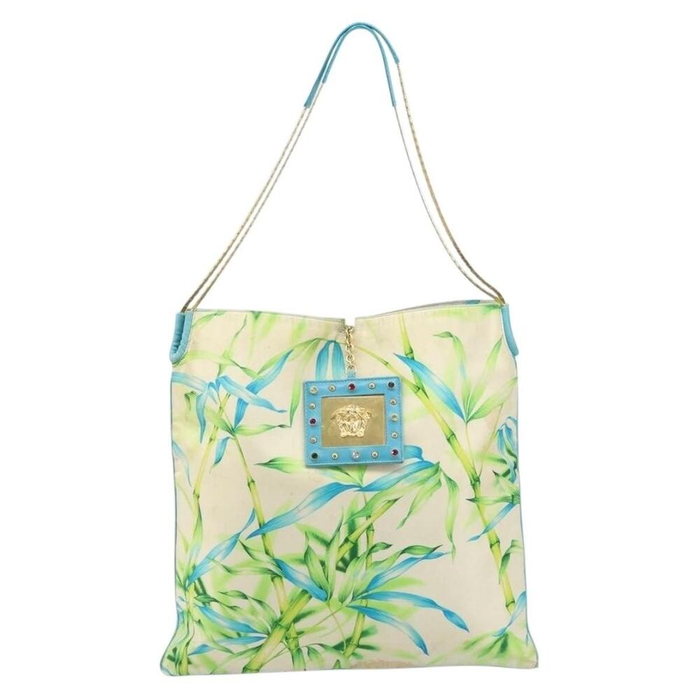 Versace Canvas Tote Bag Multicolor